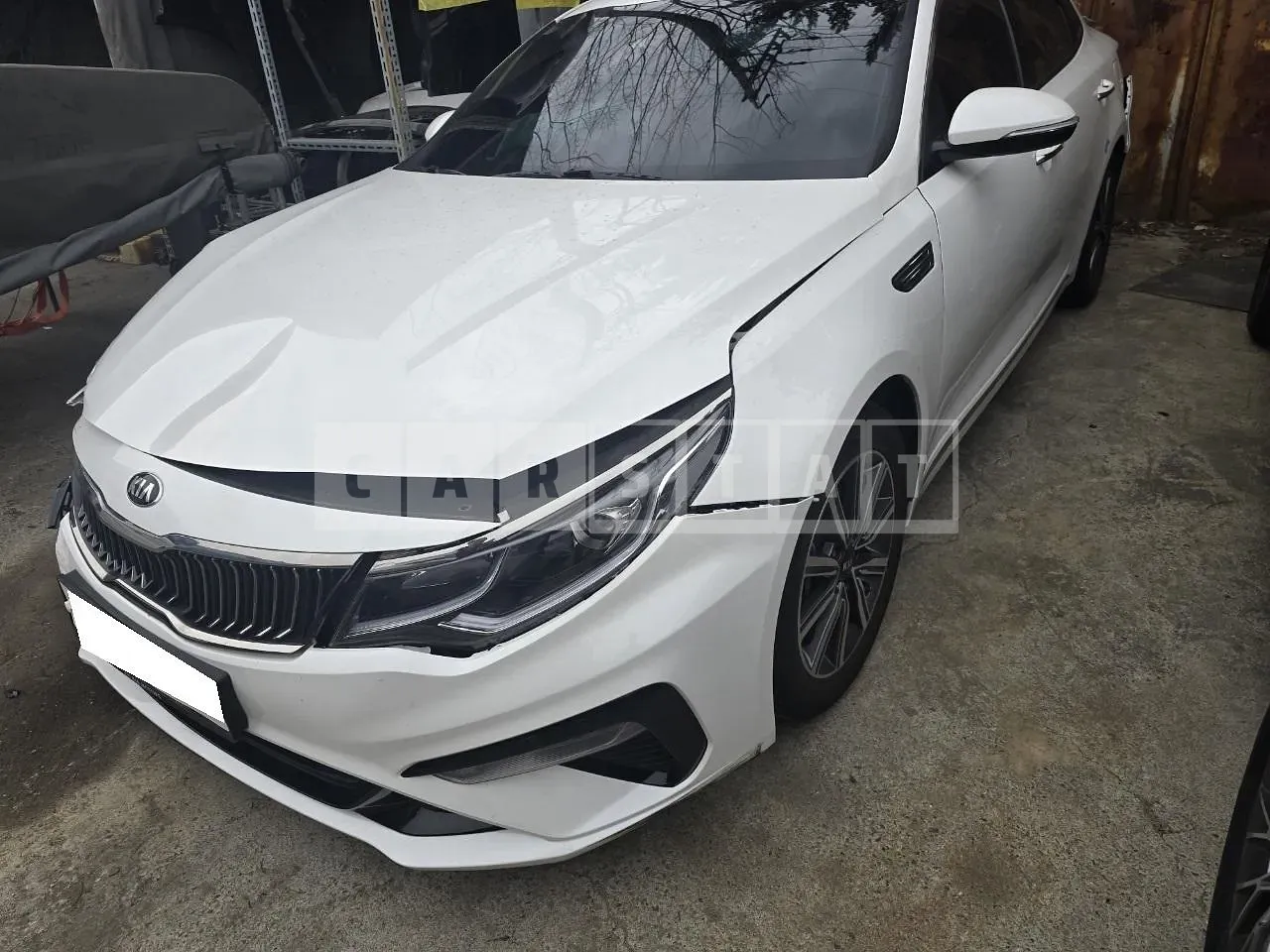 Photo 2 of 15: 2018 Kia K5, VIN KNAGT411BKA299491 — Korean insurance auction