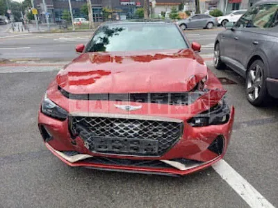 Photo 1 of 16: 2019 Genesis G70, VIN KMTG341ABKU044823 — Korean insurance auction