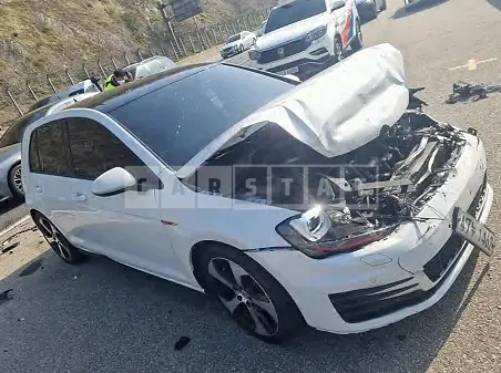 Photo 2 of 5: 2015 Volkswagen Golf GTI, VIN WVWZZZAUZFW148342 — Korean insurance auction