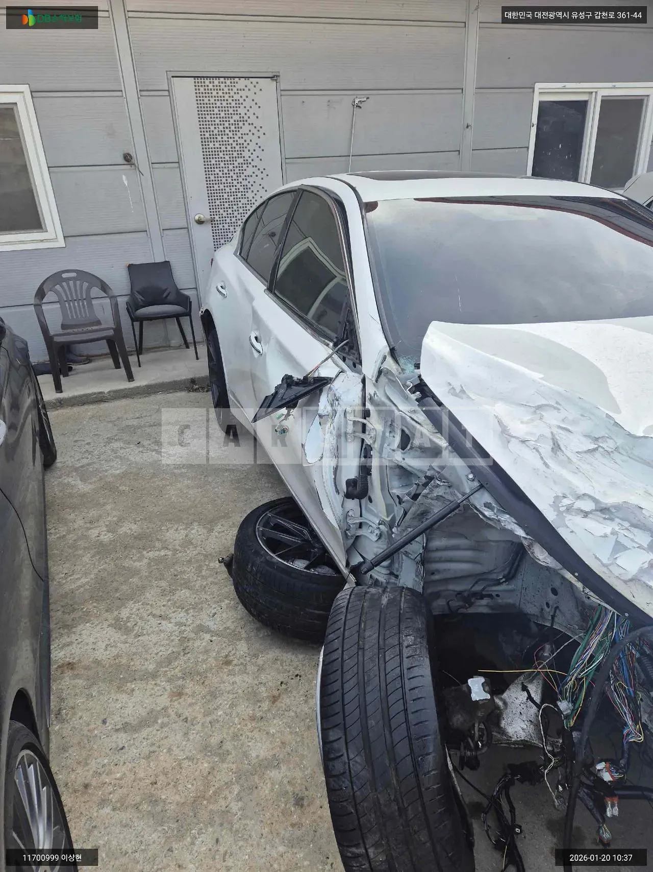 Photo 2 of 26: 2016 Infiniti Nissan Q50S Hybrid, VIN JNKAV71E5GM580047 — Korean insurance auction