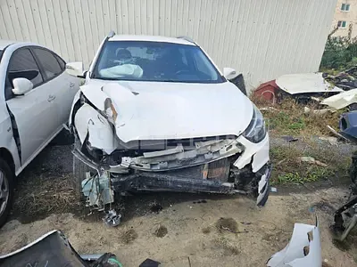 Photo 1 of 9: 2014 Hyundai Tucson, VIN KMHJT81VDFU040903 — Korean insurance auction
