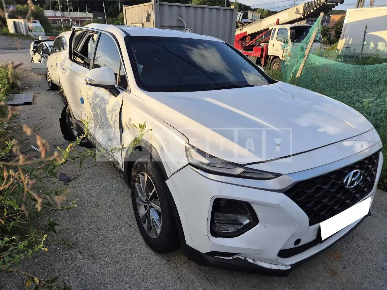Photo 2 of 15: 2019 Hyundai Santa Fe, VIN KMHS281BBKU177038 — Korean insurance auction