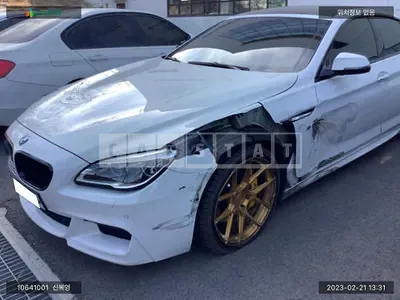 Photo 1 of 19: 2016 BMW 640d Gran Coupe xDrive, VIN WBA6E410XGG378309 — Korean insurance auction