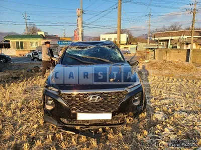 Photo 1 of 7: 2019 Hyundai Santa Fe, VIN KMHS381CBKU019453 — Korean insurance auction