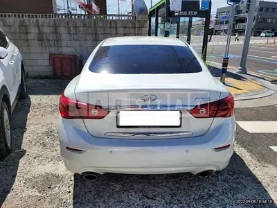 Photo 1 of 8: 2016 Infiniti Q50S Hybrid, VIN JNKAV71E9GM580603 — Korean insurance auction