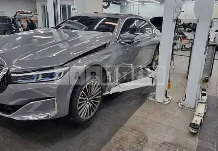 Photo 2 of 33: 2022 BMW 740Li xDrive, VIN WBA7T410XNCJ84345 — Korean insurance auction