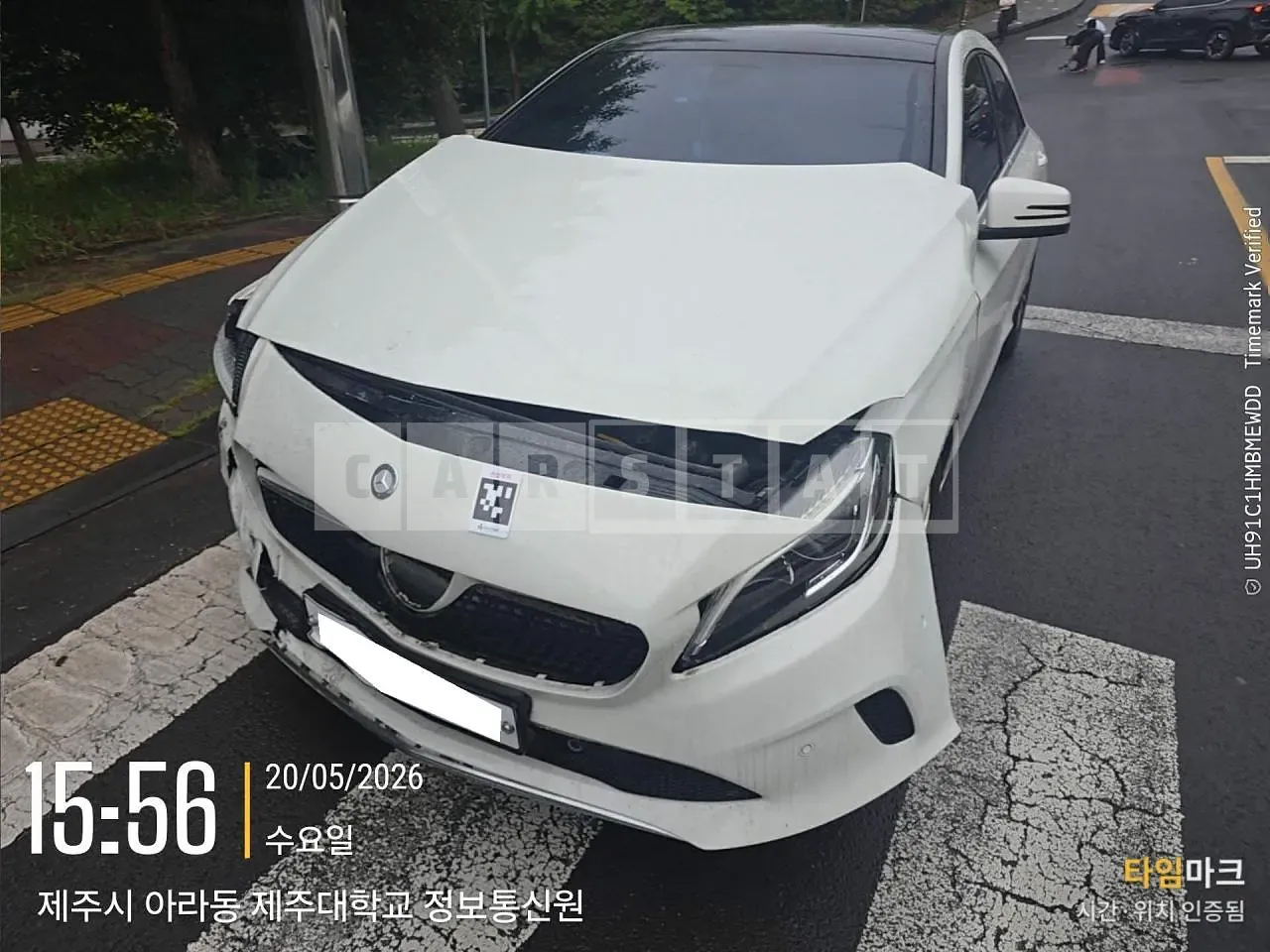 Photo 2 of 4: 2016 Mercedes-Benz A200, VIN WDDBF4DB9GJ456020 — Korean insurance auction