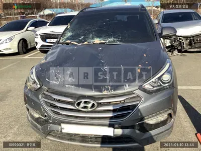 Photo 1 of 17: 2016 Hyundai Santa Fe, VIN KMHSW81XBGU622720 — Korean insurance auction
