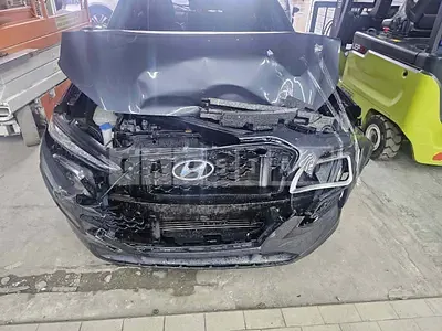 Photo 1 of 37: 2018 Hyundai Kona, VIN KMHK4815GJU052508 — Korean insurance auction