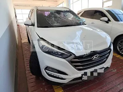 Photo 1 of 18: 2016 Hyundai Tucson TL 2.0 (4WD), VIN KMHJ381ADGU204673 — Korean insurance auction