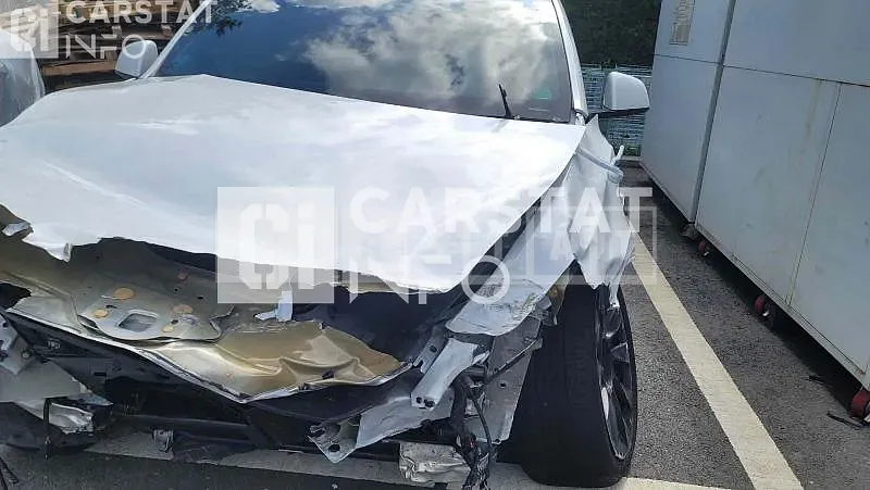 Photo 2 of 30: 2021 Tesla Model Y Long Range, VIN 5YJYGDEE7MF225906 — Korean insurance auction