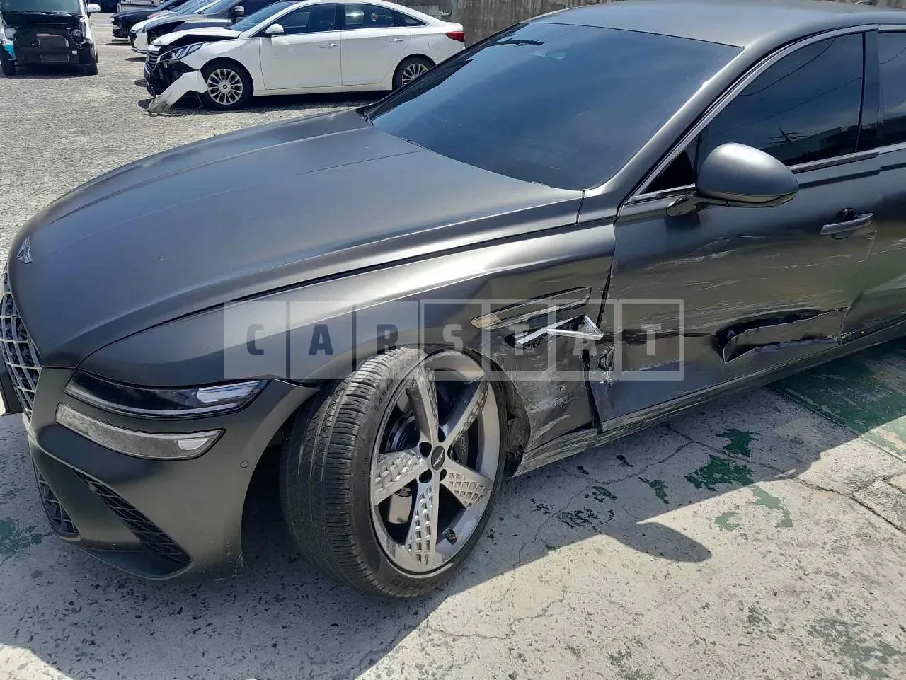 Photo 2 of 15: 2025 Genesis G80, VIN KMTGA41CDTU304162 — Korean insurance auction