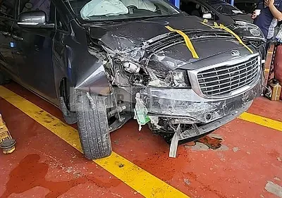 Photo 1 of 50: 2015 Kia Carnival, VIN KNAMC81ABFS064699 — Korean insurance auction