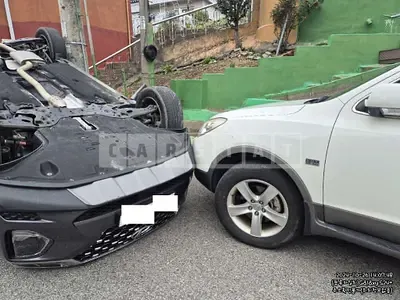 Photo 1 of 9: 2020 Hyundai Santa Fe — Korean insurance auction