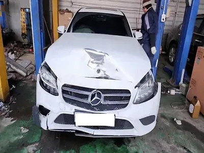 Photo 1 of 9: 2019 Mercedes-Benz C220 d, VIN WDDWF1EB1KR432903 — Korean insurance auction