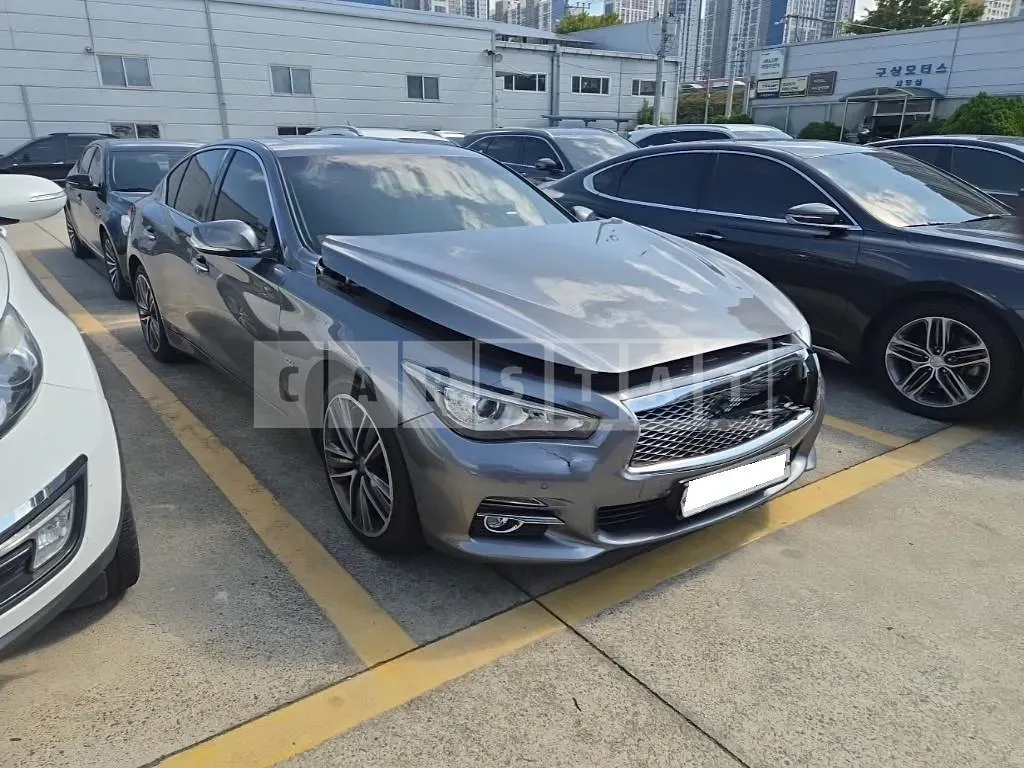 Photo 2 of 11: 2015 Infiniti Q50 2.2d, VIN JNKDV71E1GM550105 — Korean insurance auction