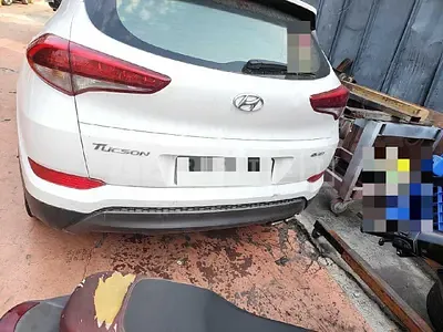 Photo 1 of 16: 2016 Hyundai Tucson TL 2.0, VIN KMHJ381ABGU183510 — Korean insurance auction
