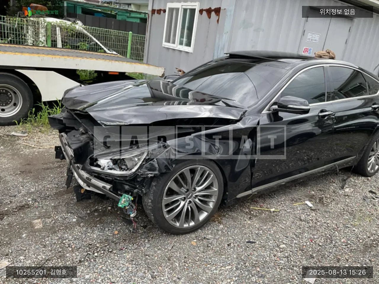 Photo 2 of 17: 2019 Hyundai Genesis G80, VIN KMHGM41DBKU335344 — Korean insurance auction