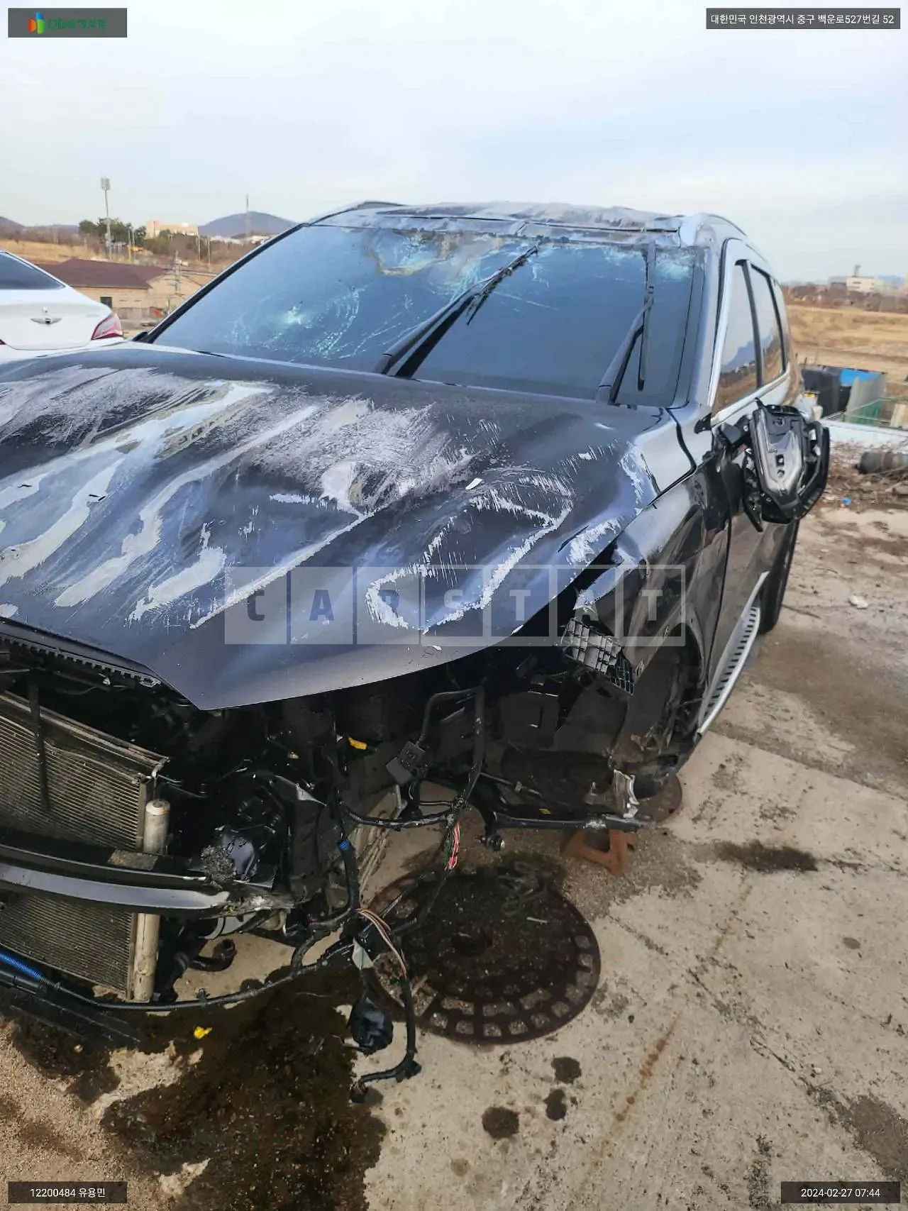 Photo 2 of 14: 2019 Hyundai Palisade, VIN KMHR381EDKU004534 — Korean insurance auction