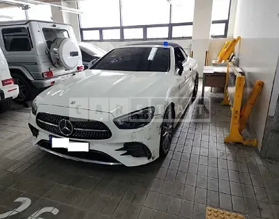 Photo 1 of 22: 2021 Mercedes-Benz E450 4Matic, VIN W1K1K5KB1MF162125 — Korean insurance auction