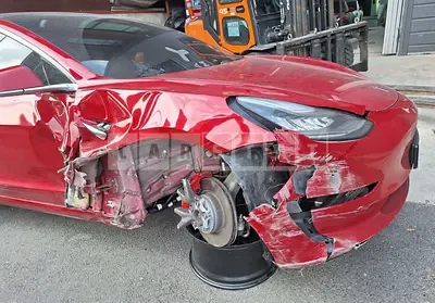 Photo 1 of 6: 2020 Tesla Model 3 Long Range — Korean insurance auction