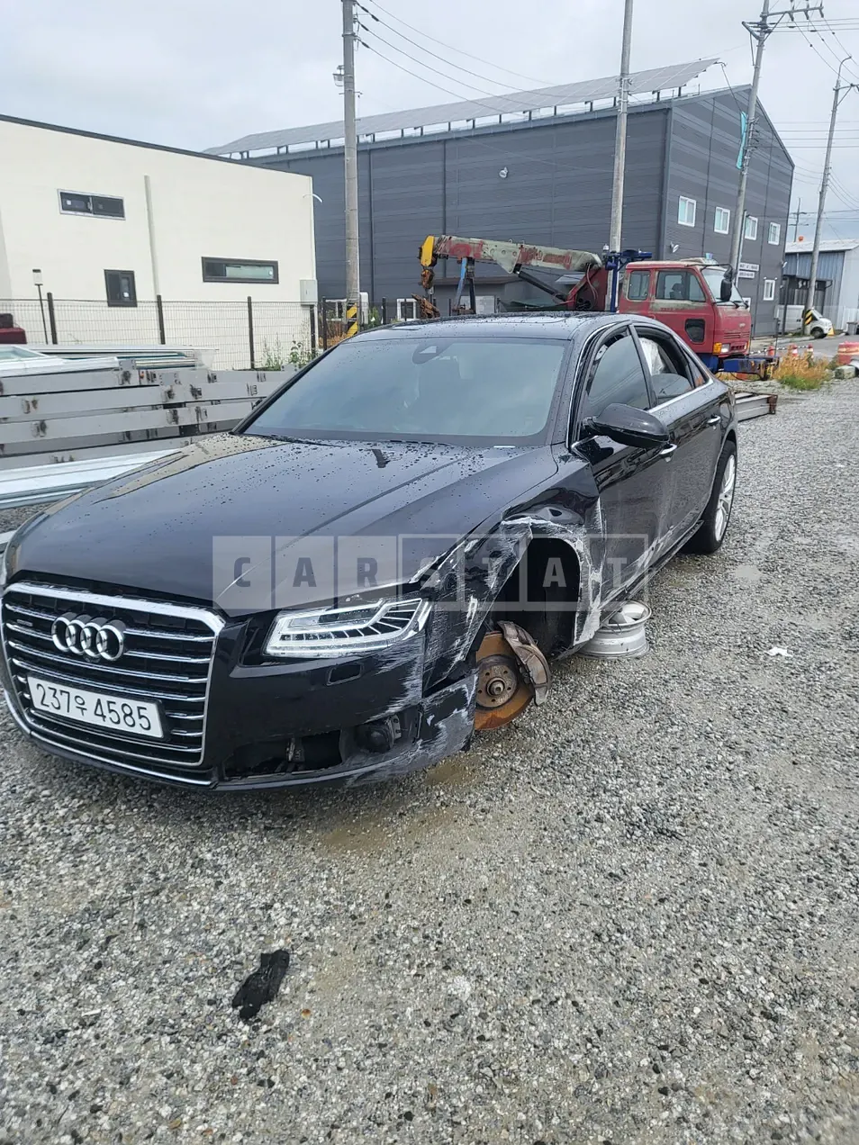 Photo 2 of 3: 2016 Audi A8L 50 TDI quattro, VIN WAUZZZ4H6GN006400 — Korean insurance auction
