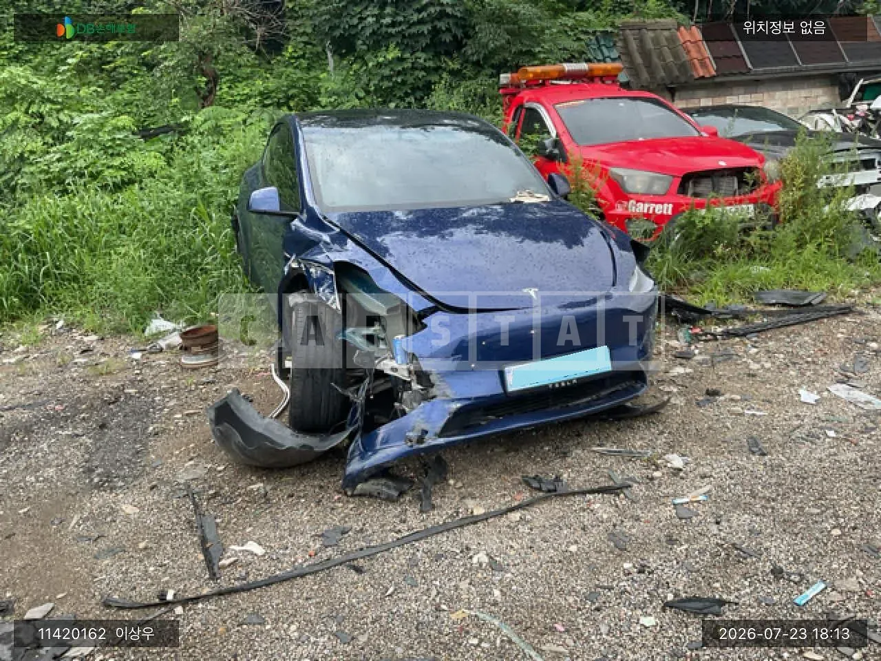 Photo 2 of 17: 2024 Tesla Model Y RWD, VIN LRWYGCFS3RC427142 — Korean insurance auction