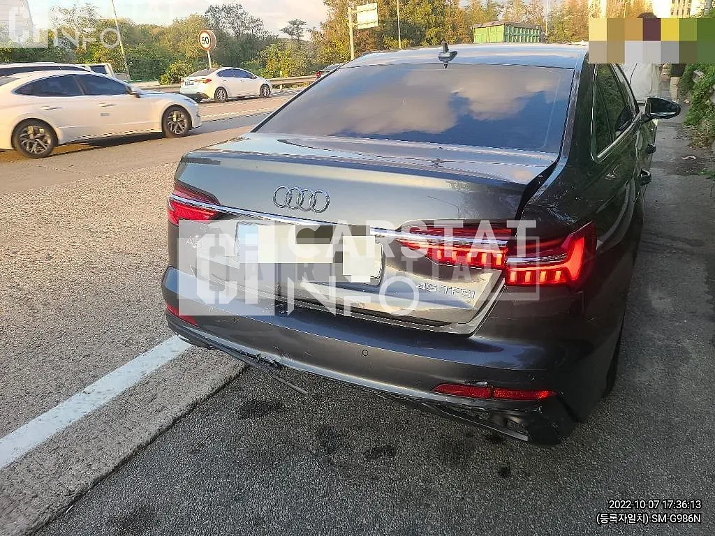 Photo 2 of 6: 2021 Audi A6 45 TFSI, VIN WAUZZZF25MN096918 — Korean insurance auction