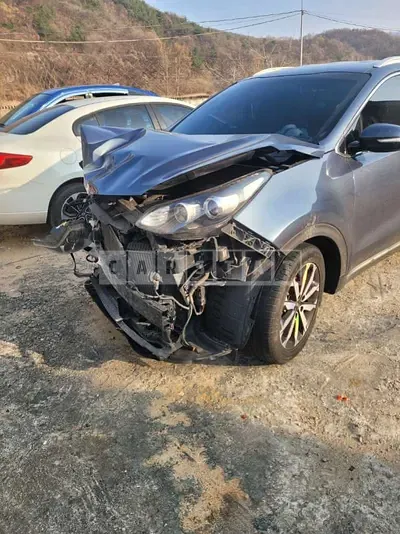 Photo 1 of 8: 2018 Kia Sportage, VIN KNAP6815GJK358791 — Korean insurance auction