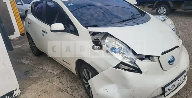 Photo 2 of 17: 2015 Nissan Leaf, VIN 1N4AZ0CP3FC330327 — Korean insurance auction
