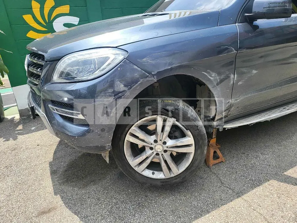 Photo 2 of 23: 2015 Mercedes-Benz ML350 BlueTec 4Matic, VIN WDCDA2EBXFA594016 — Korean insurance auction