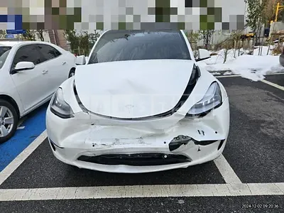 Photo 1 of 32: 2021 Tesla Model Y Standard Range — Korean insurance auction