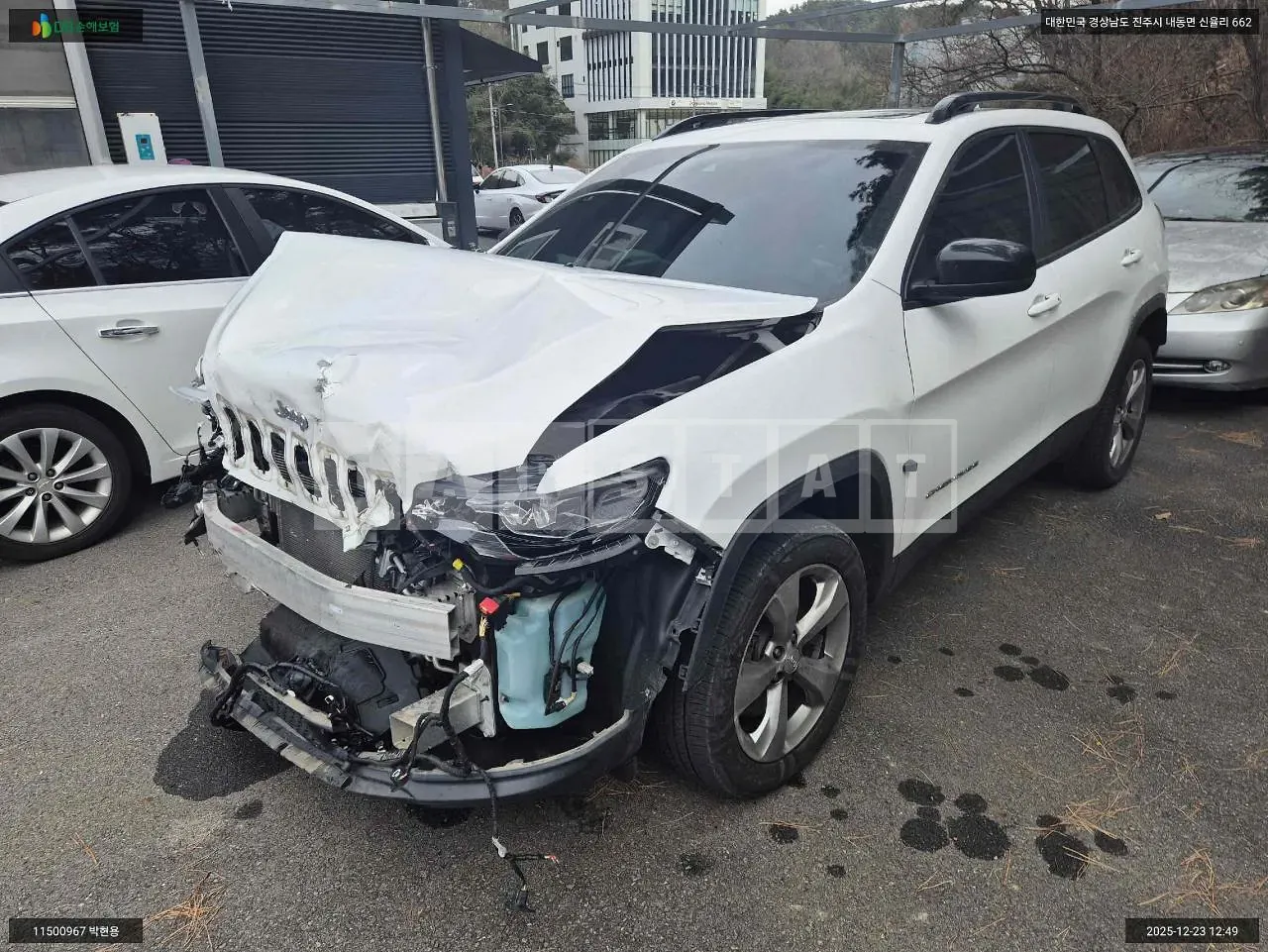 Photo 2 of 9: 2022 Jeep Cherokee 2.4 AWD, VIN 1C4PJMDB7ND530559 — Korean insurance auction