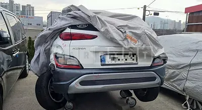 Photo 1 of 24: 2021 Hyundai Kona, VIN KMHK381BEMU769832 — Korean insurance auction