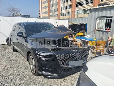 Photo 1 of 27: 2022 Genesis GV80 3.5T (4WD), VIN KMTHC81CDNU098290 — Korean insurance auction