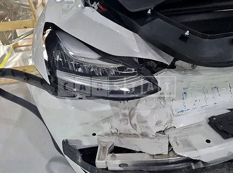 Photo 2 of 31: 2021 Tesla Model Y LongRange, VIN 5YJYGDEE3MF225384 — Korean insurance auction
