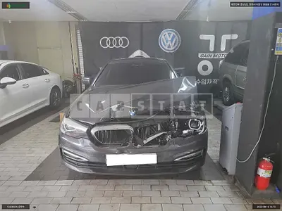Photo 1 of 8: 2018 BMW 520i, VIN WBAJK710XJBP71011 — Korean insurance auction