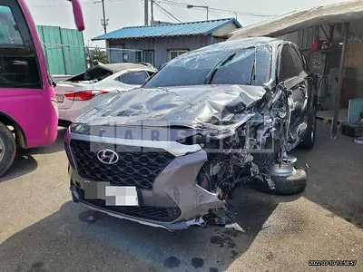 Photo 1 of 10: 2019 Hyundai Santa Fe, VIN KMHS281ABKU171485 — Korean insurance auction