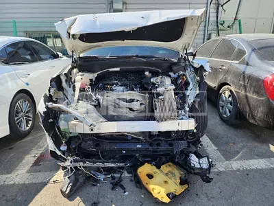 Photo 1 of 15: 2020 Hyundai Santa Fe, VIN KMHS381HGMU323976 — Korean insurance auction