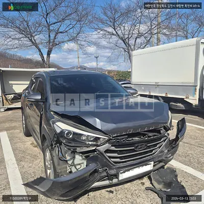 Photo 1 of 14: 2017 Hyundai Tucson, VIN KMHJ281ABHU305529 — Korean insurance auction