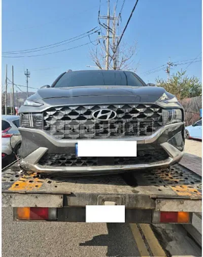 Photo 1 of 24: 2023 Hyundai Santa Fe — Korean insurance auction
