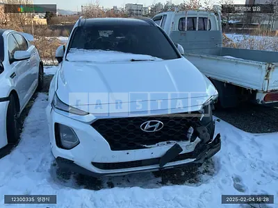 Photo 1 of 12: 2018 Hyundai Santa Fe, VIN KMHS281CBKU009487 — Korean insurance auction