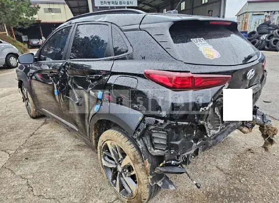 Photo 2 of 9: 2018 Hyundai Kona, VIN KMHK4815GJU066403 — Korean insurance auction