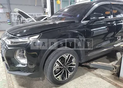 Photo 1 of 12: 2019 Hyundai Santa Fe, VIN KMHS381BDKU013816 — Korean insurance auction