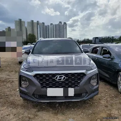 Photo 1 of 4: 2020 Hyundai Santa Fe, VIN KMHS281BBLU295824 — Korean insurance auction