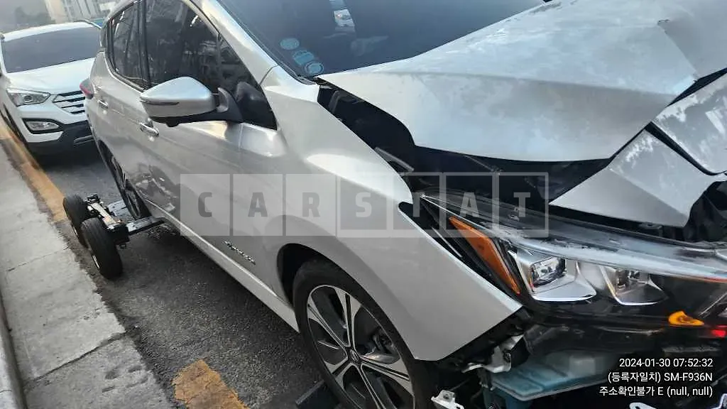 Photo 2 of 5: 2019 Nissan Leaf, VIN 1N4AZ1CP0KC311878 — Korean insurance auction