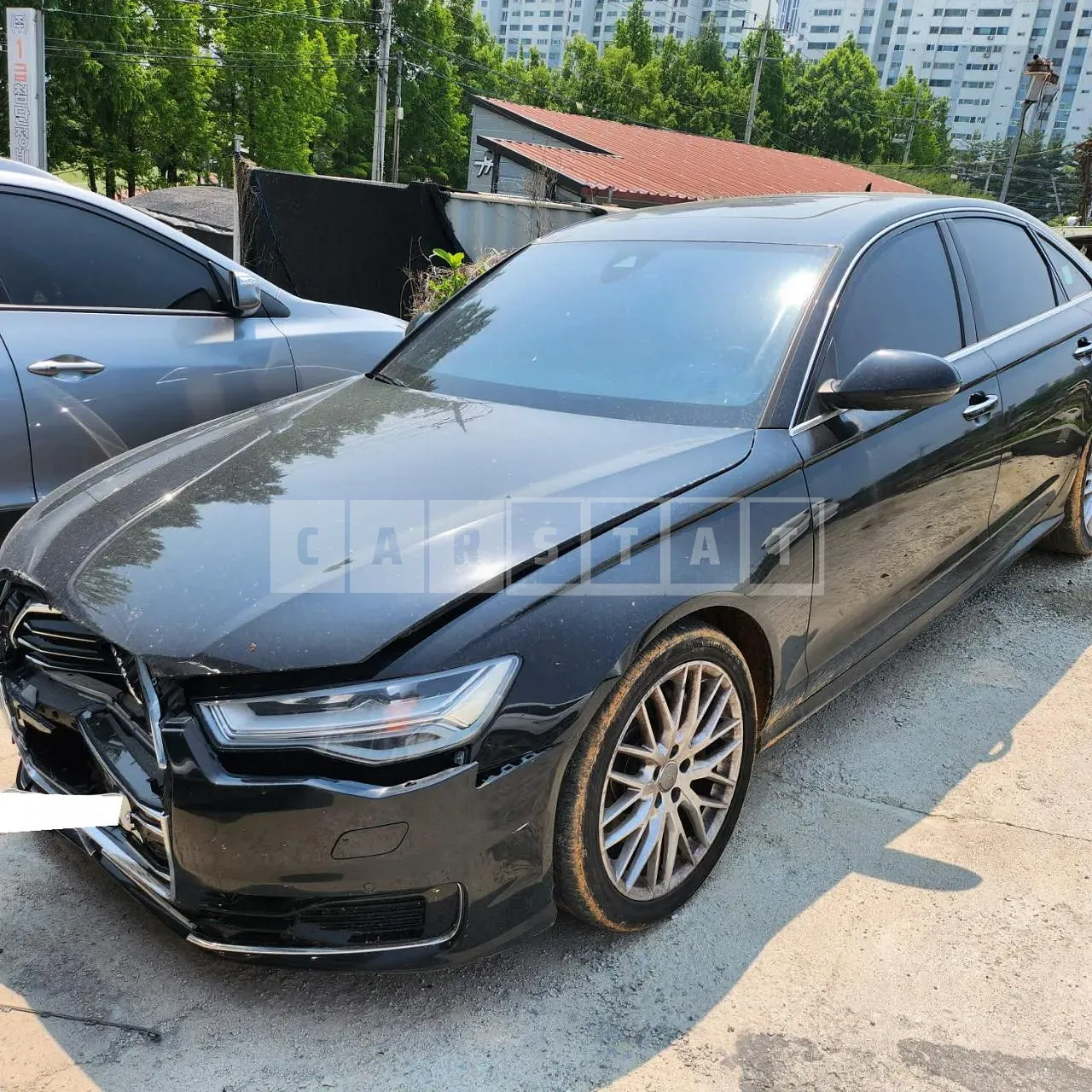 Photo 2 of 7: 2015 Audi A6 40 TDI quattro, VIN WAUZZZ4G3GN068201 — Korean insurance auction