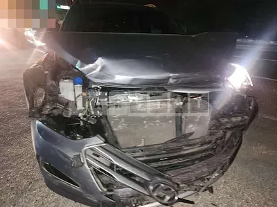 Photo 1 of 8: 2016 Hyundai Santa Fe DM 2.0, VIN KMHSW81UBGU674966 — Korean insurance auction