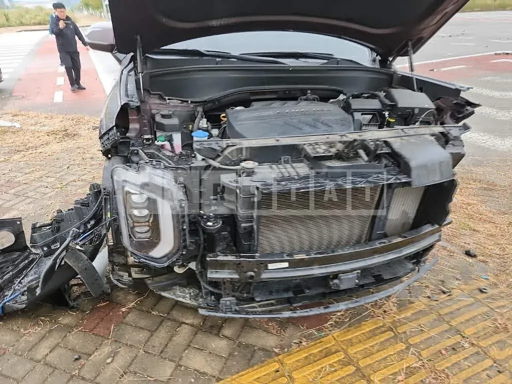 Photo 2 of 26: 2021 Hyundai Palisade, VIN KMHR281ABNU373137 — Korean insurance auction