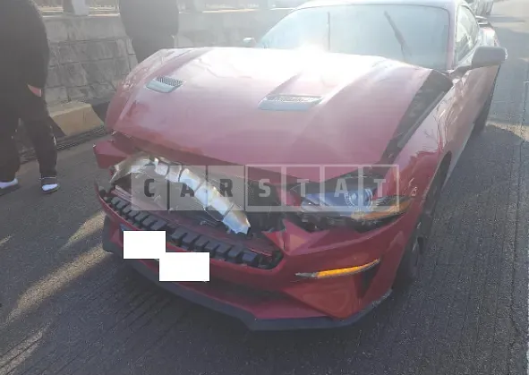 Photo 2 of 12: 2020 Ford Mustang 2.3 Coupe, VIN 1FA6P8THXL5161040 — Korean insurance auction